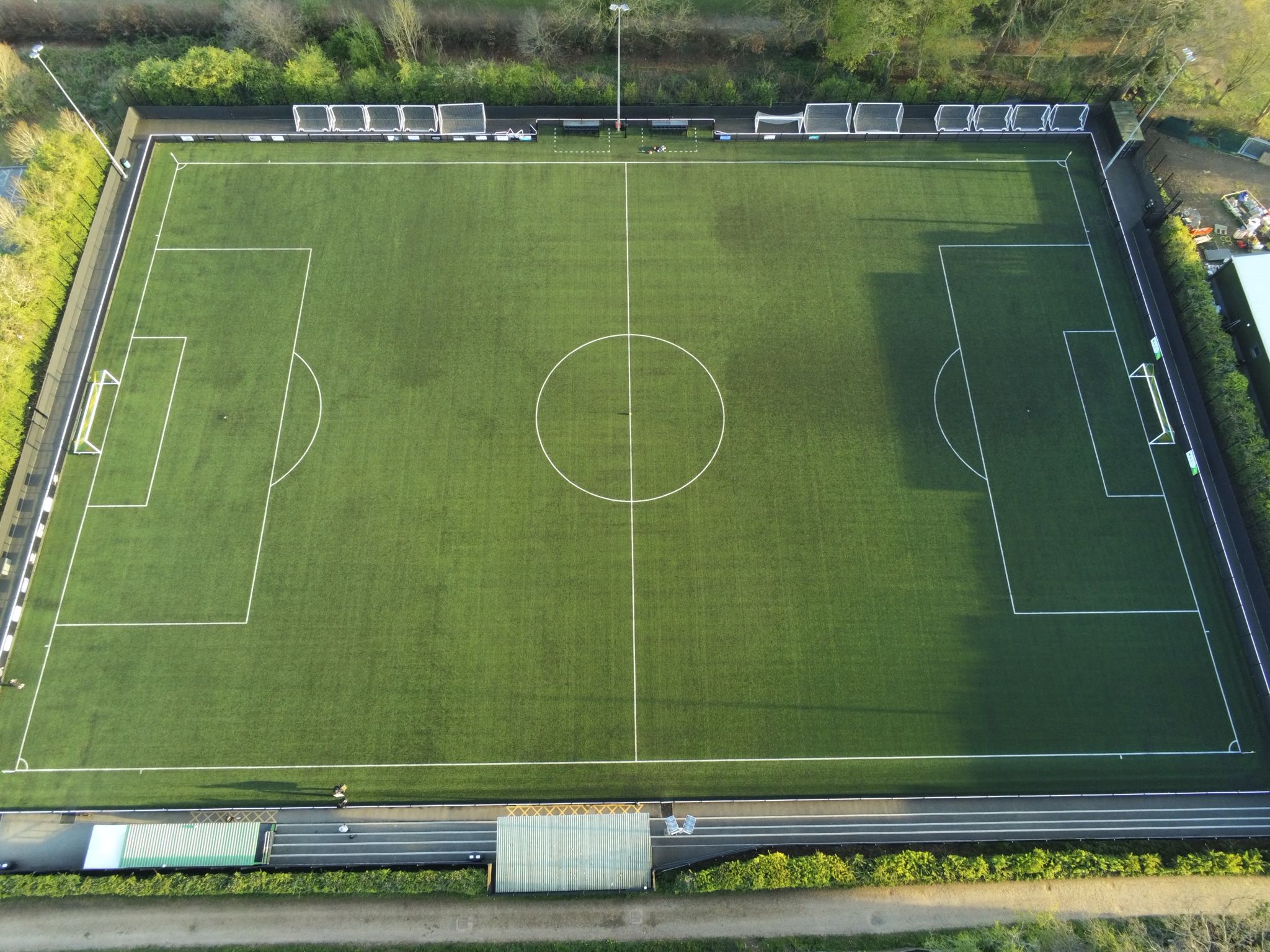 Birdseye view of pitch
